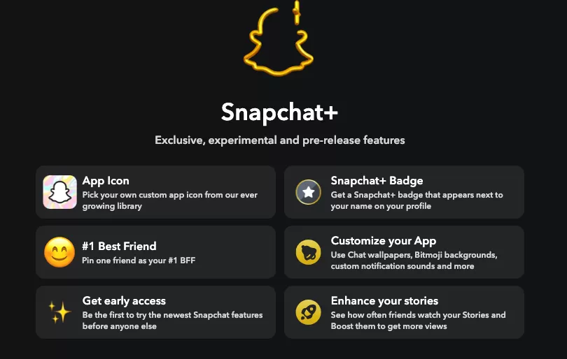 Features Of Snapchat Plus – Explore All!