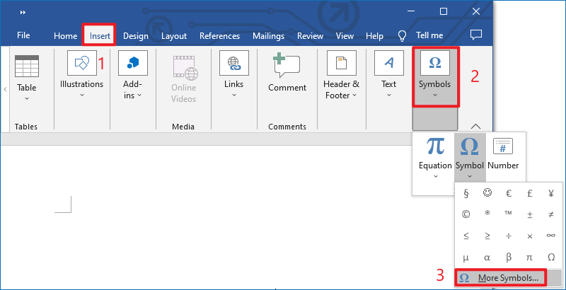 Creating the "Section" Symbol (§) in Word Documents