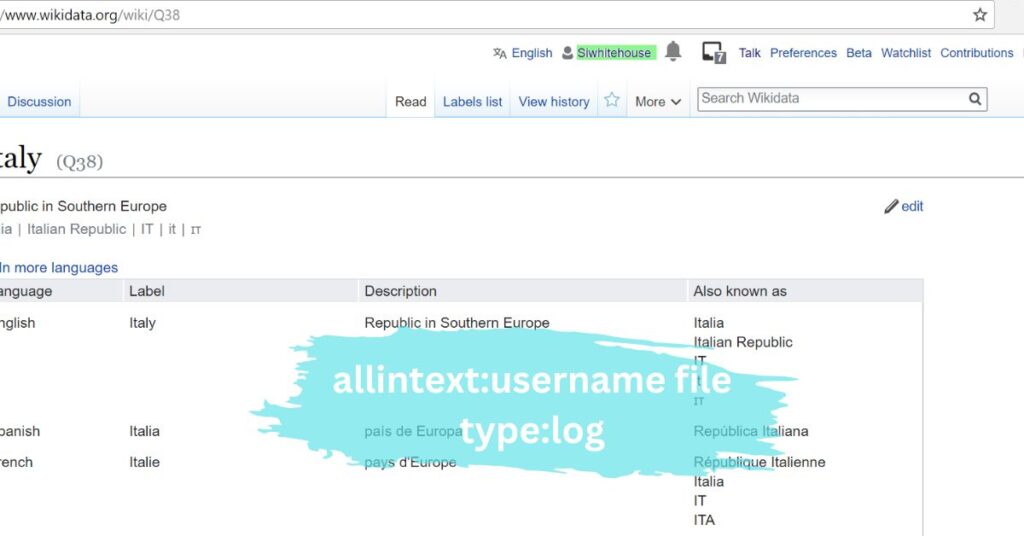 allintext:username file type:log
